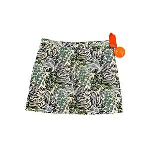 Hearts of Palm skort stretch tropical casual pull on women’s 14 skirt NWT  short